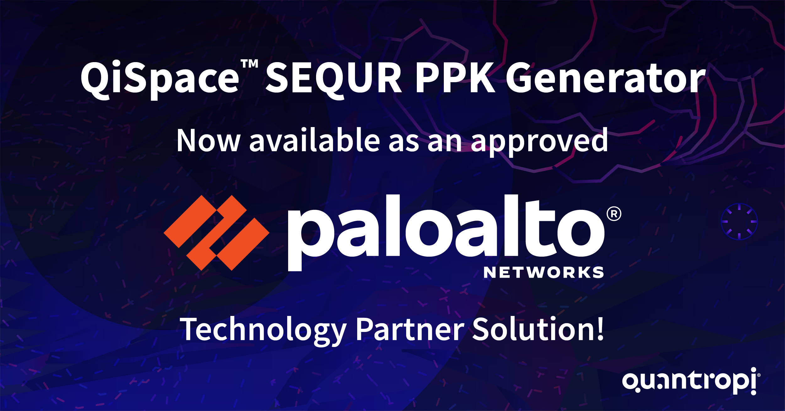 Quantropi partners with Palo Alto Networks